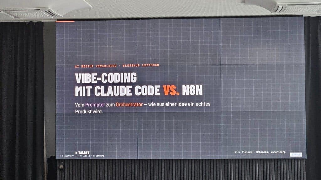 Titelbild: Vibe-Coding & Plattform-Entwicklung — Impulsvorträge